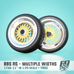 17" BBS RS 17 Wheel & Tire Set - 4 Widths