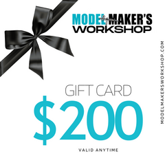 Model Maker's Workshop Gift Card - Assorted Values