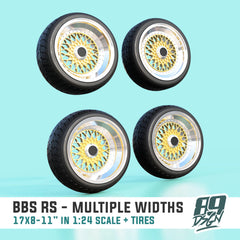 17" BBS RS 17 Wheel & Tire Set - 4 Widths