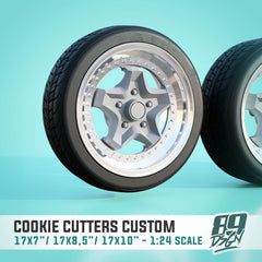 17" Porsche Cookie Cutter Wheel & Tire Set