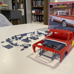 ’72 Chevy Fleetside Bagged Chassis Upgrade for AMT Kit