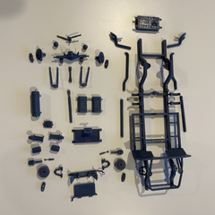 ’72 Chevy Fleetside Bagged Chassis Upgrade for AMT Kit