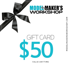Model Maker's Workshop Gift Card - Assorted Values