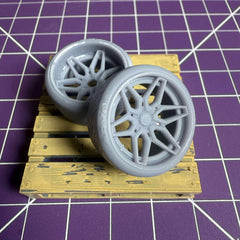 Rohana RLB 6 Wheels w/ Yokohama Advan Stretch Tires