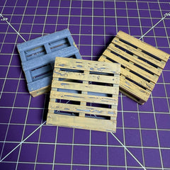 Wooden Pallet Set - 3 Pack