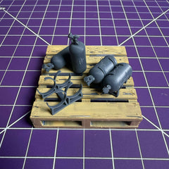 Billet Dual NOS Bottles with Mount