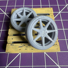 Rohana RC 7 Wheels w/ Yokohama Advan Stretch Tires