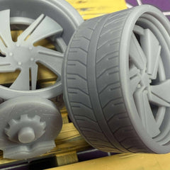 US Mag Phantom Concave Wheel & Tire Set