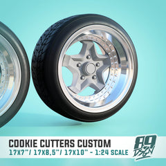 17" Porsche Cookie Cutter Wheel & Tire Set