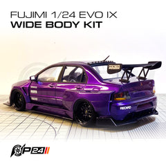 Mitsubishi EVO IX Wide Body Kit 1/24 Fujimi Evolution IX Kit