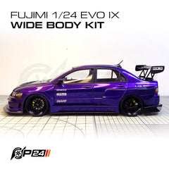 Mitsubishi EVO IX Wide Body Kit 1/24 Fujimi Evolution IX Kit