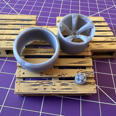 Litespeed Racing CB5 & Yokohama Advan A048 Stretch Tire Pair - 19" 20" or 21"