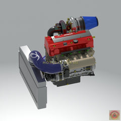 Honda K20 "Longitudinal" 2L Turbo Engine & Transmission