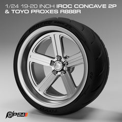 IROC Concave 2P & Toyo Proxes R888R Tire Pair – 19" or 20"