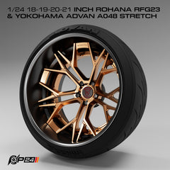 Rohana RFG 23 Wheels w/ Yokohama Advan Stretch Tires