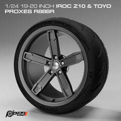 IROC Z10 & Toyo Proxes R888R Tire Pair – 19" or 20"