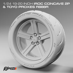 IROC Concave 2P & Toyo Proxes R888R Tire Pair – 19" or 20"