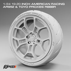American Racing AR952 Wheel & Toyo Proxes R888R Tire Pair - 19" or 20"
