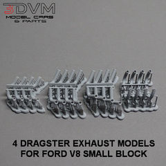 Dragster Exhaust Set - Ford V8 Small Block