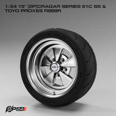 15" Cragar SS 5 Spoke Wheels & Toyo Proxes Tires
