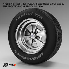 15" Cragar SS 5 Spoke Wheels & Toyo Proxes Tires
