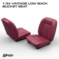 Vintage Low Back Bucket Seat