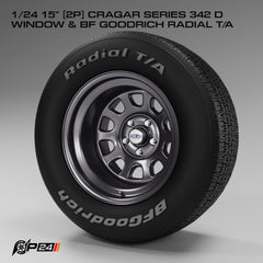 15" Cragar 342 D Window w/ BFG Radial T/A
