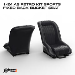 AS Retro Kit Sports Fixed Back Bucket Seat