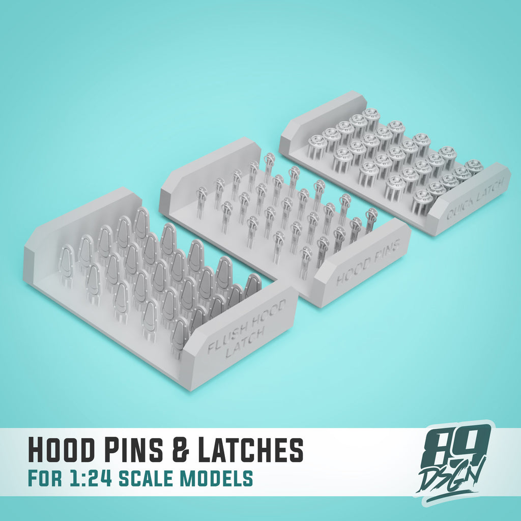 Assorted Hood Pin & Latch Sets - Model Maker's Workshop