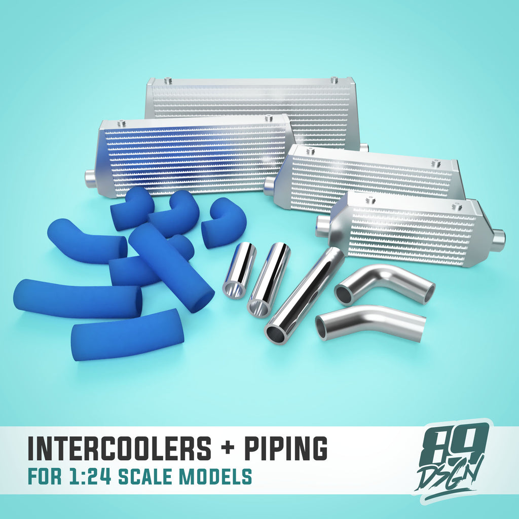 Assorted Intercooler & Piping Kit - Model Maker's Workshop