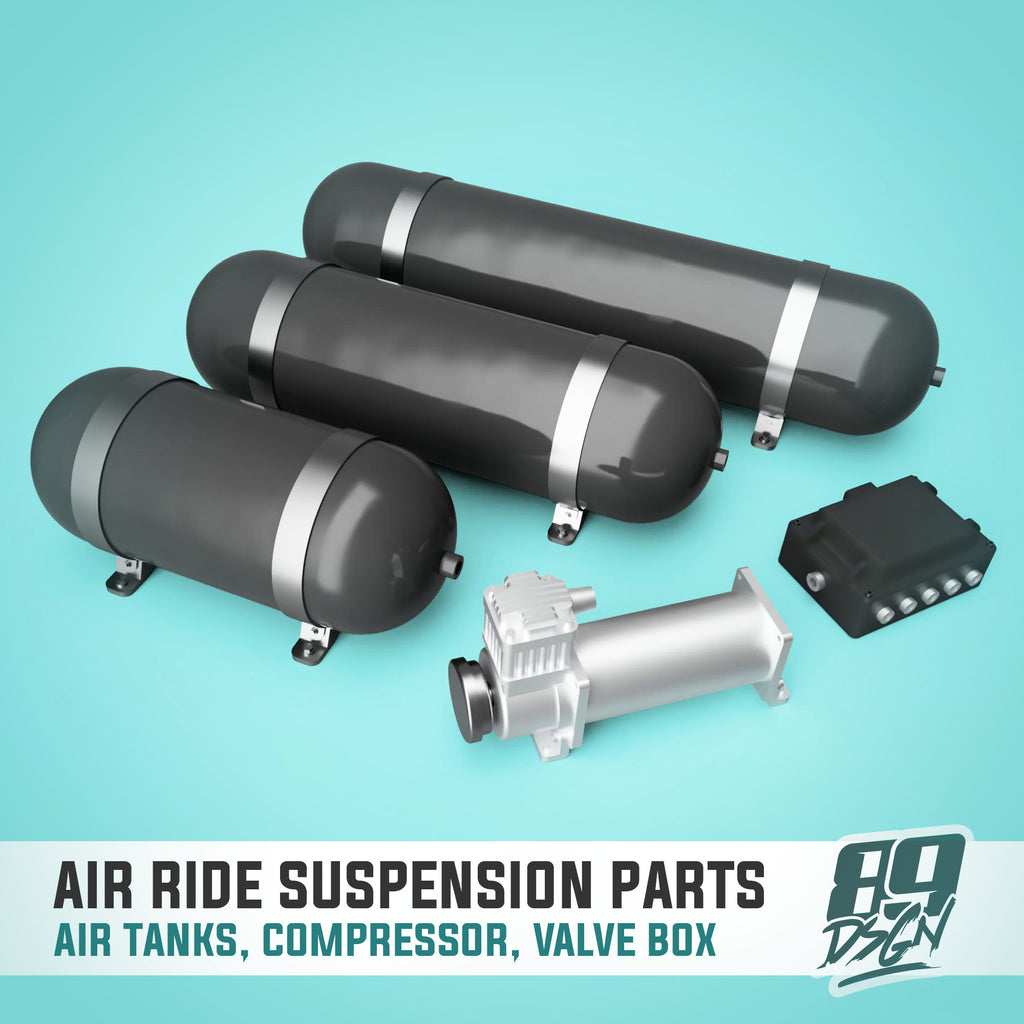 Single Tank Air Ride System w/ 2 Pumps & Controller - Model Maker's Workshop