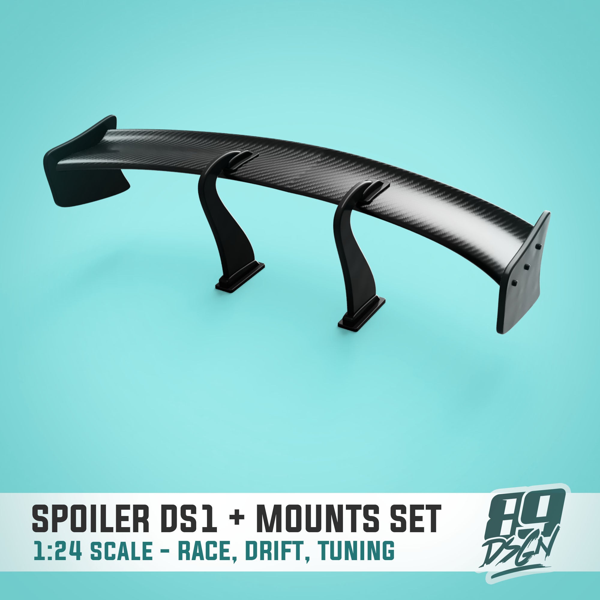 DS1 Fully Adjustable Spoiler Kit - Model Maker's Workshop