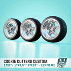 17" Porsche Cookie Cutter Wheel & Tire Set