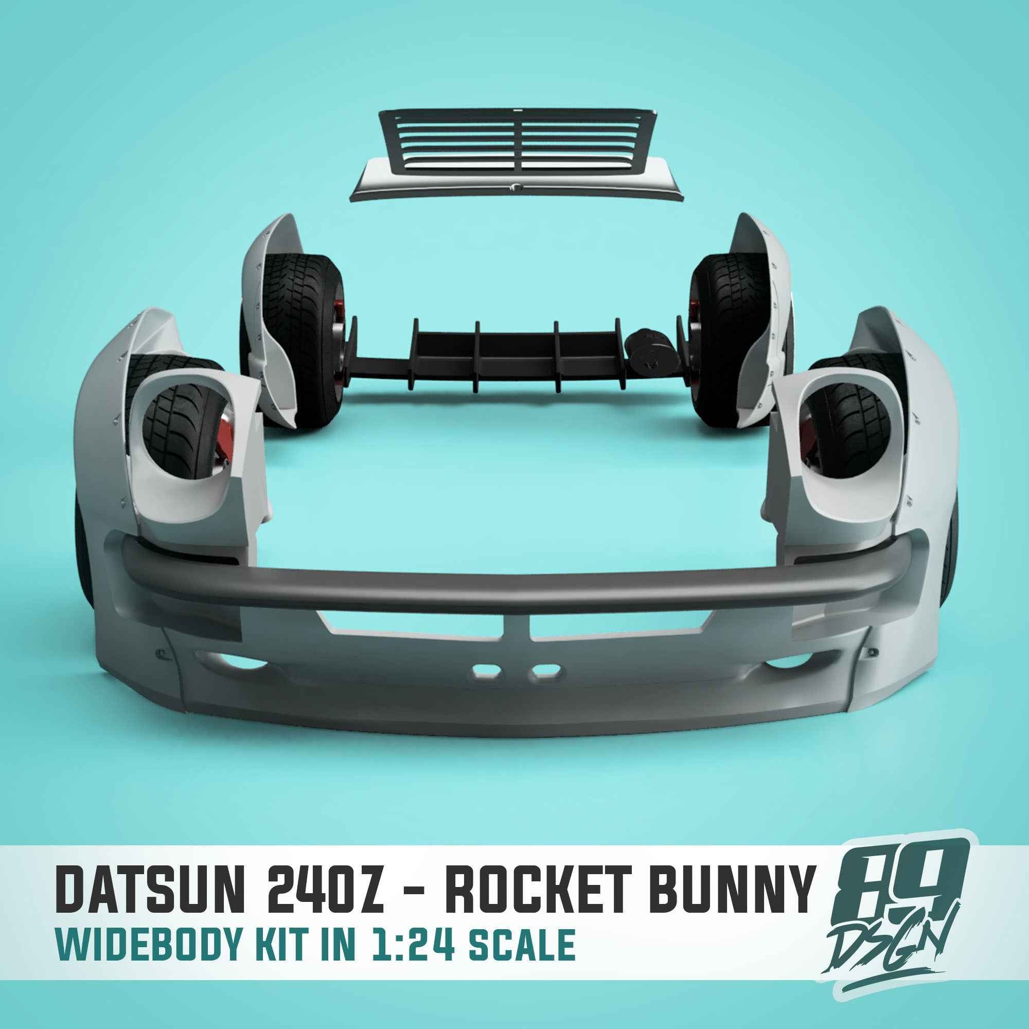 Datsun 240Z Rocket Bunny (Pandem) Widebody Transkit – Hasegawa 1/24