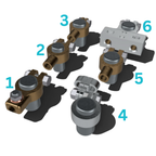 Battery/Starter Wire w/ Battery Clamps – MMW Detail Up Signature Series - Model Maker's Workshop