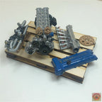 Toyota Supra 2JZ-GTE Engine & Getrag V160 Transmission Ecosystem – 1/24 Scale