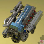Toyota Supra 2JZ-GTE Engine & Getrag V160 Transmission Ecosystem – 1/24 Scale
