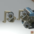 Toyota Supra 2JZ-GTE Engine & Getrag V160 Transmission Ecosystem – 1/24 Scale