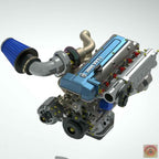 Toyota Supra 2JZ-GTE Engine & Getrag V160 Transmission Ecosystem – 1/24 Scale