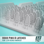 Assorted Hood Pin & Latch Sets - Model Maker's Workshop