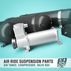 Single Tank Air Ride System w/ 2 Pumps & Controller - Model Maker's Workshop