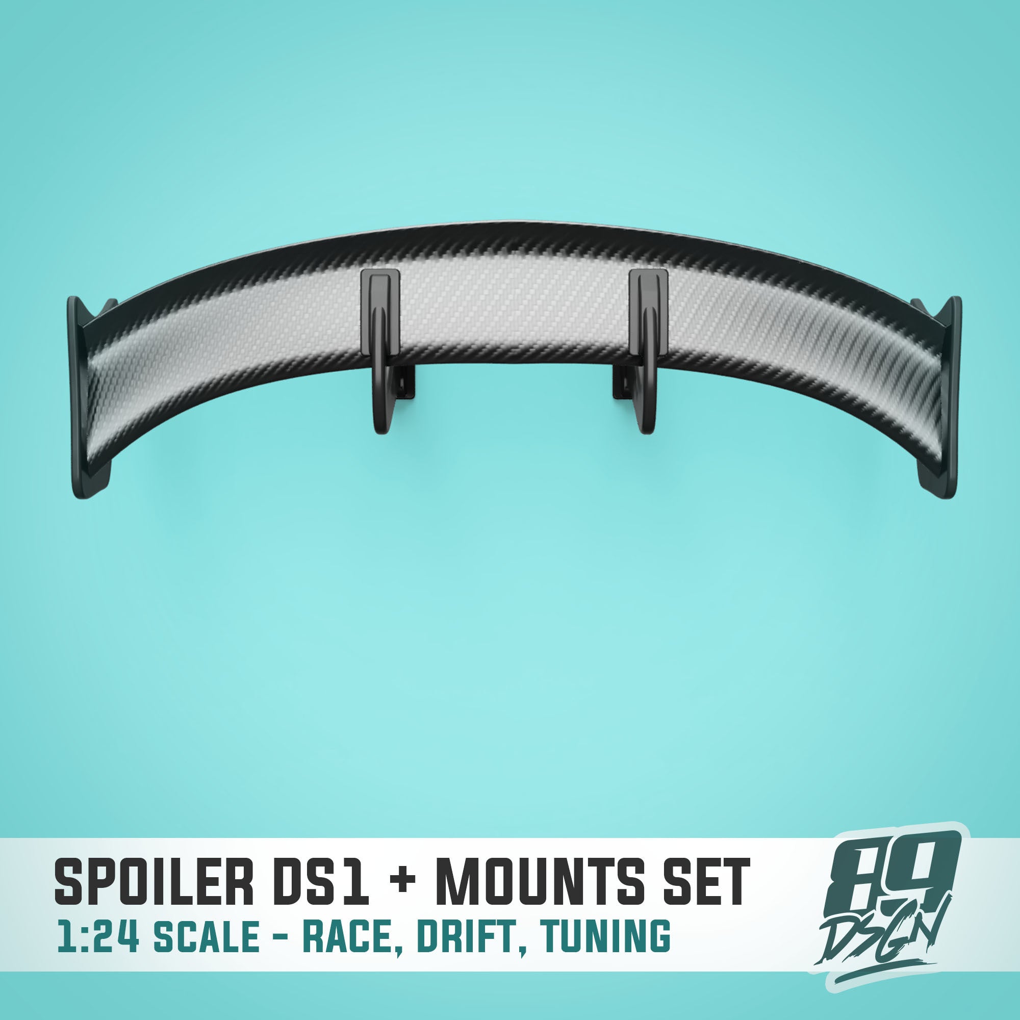 DS1 Fully Adjustable Spoiler Kit - Model Maker's Workshop