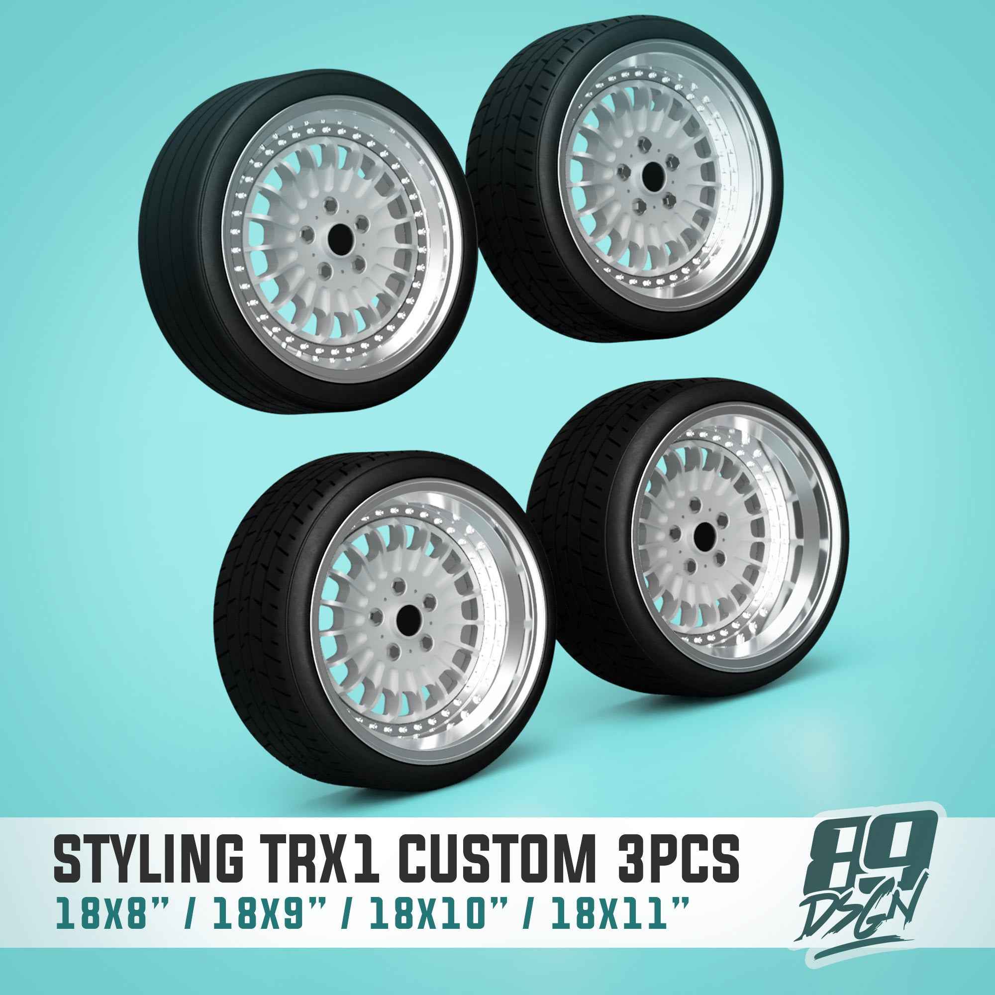 18" BMW TRX 1 Wheel & Tire Set