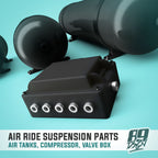 Single Tank Air Ride System w/ 2 Pumps & Controller - Model Maker's Workshop