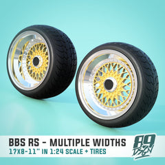 17" BBS RS 17 Wheel & Tire Set - 4 Widths