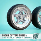 17" Porsche Cookie Cutter Wheel & Tire Set