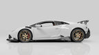 Aoshima Lamborghini Huracán LP610-4 Vorsteiner Body Kit & Rotiform HUR Wheels – 1/24 Scale
