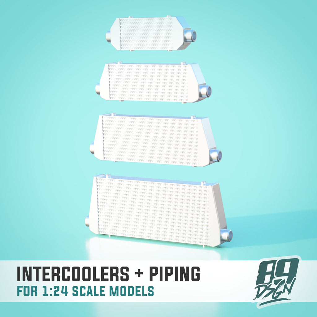 Assorted Intercooler & Piping Kit - Model Maker's Workshop