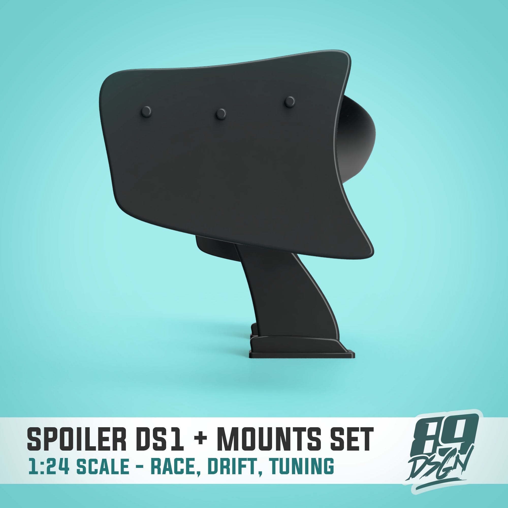 DS1 Fully Adjustable Spoiler Kit - Model Maker's Workshop