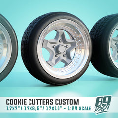 17" Porsche Cookie Cutter Wheel & Tire Set